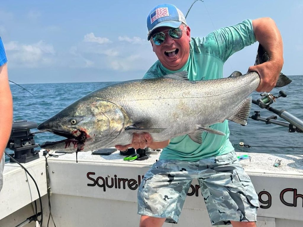 Aaron S giant king salmon