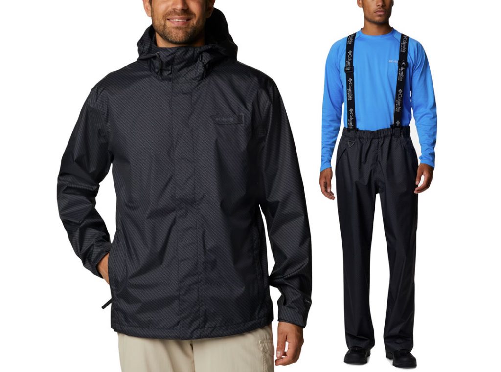 Columbia PFG Terminal Tackle Rain Shell and Bib Pant