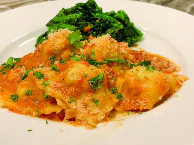 Crab and Prosciutto Ravioli