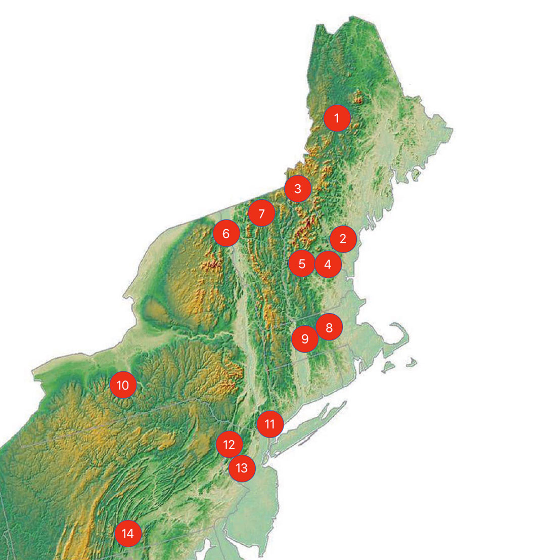 Lake Trout Lakes by State