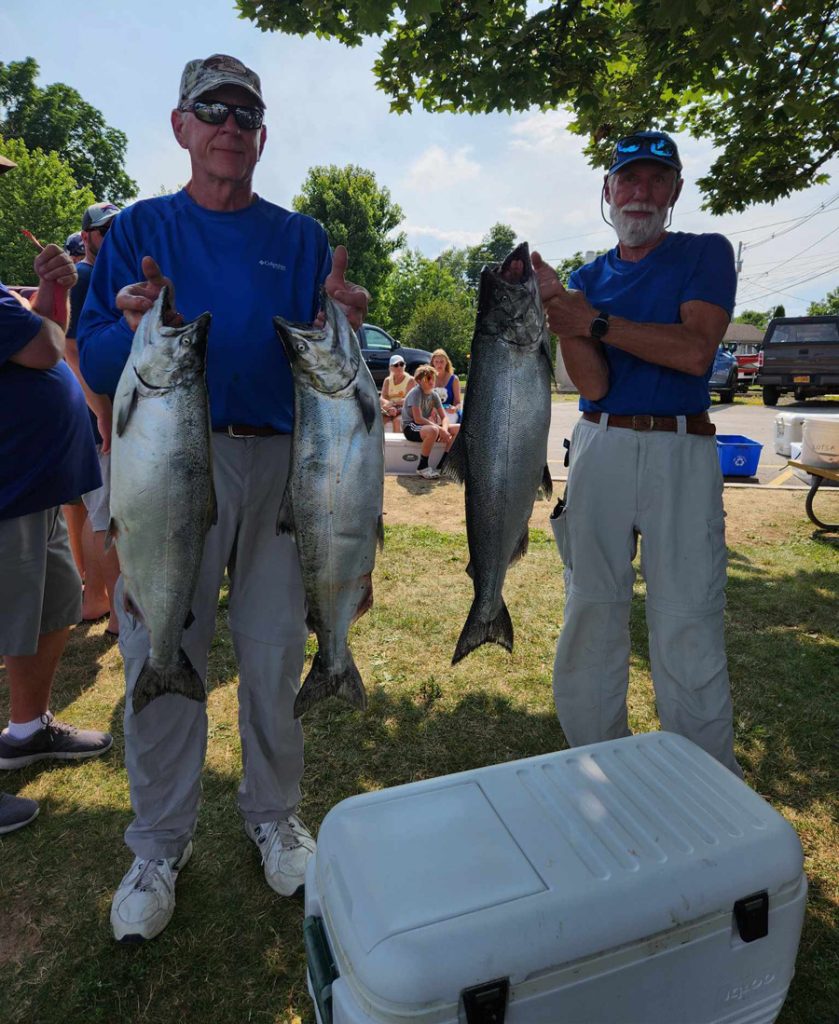 Marty Polovick of Lockport (left) and Richard Heim of Grand Island