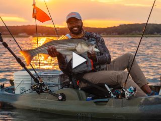 Kayak Fishing for Striped Bass