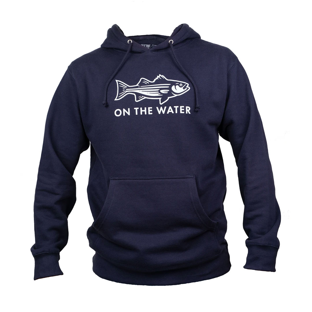 On The Water Striper Heavyweight Hooded Sweatshirt