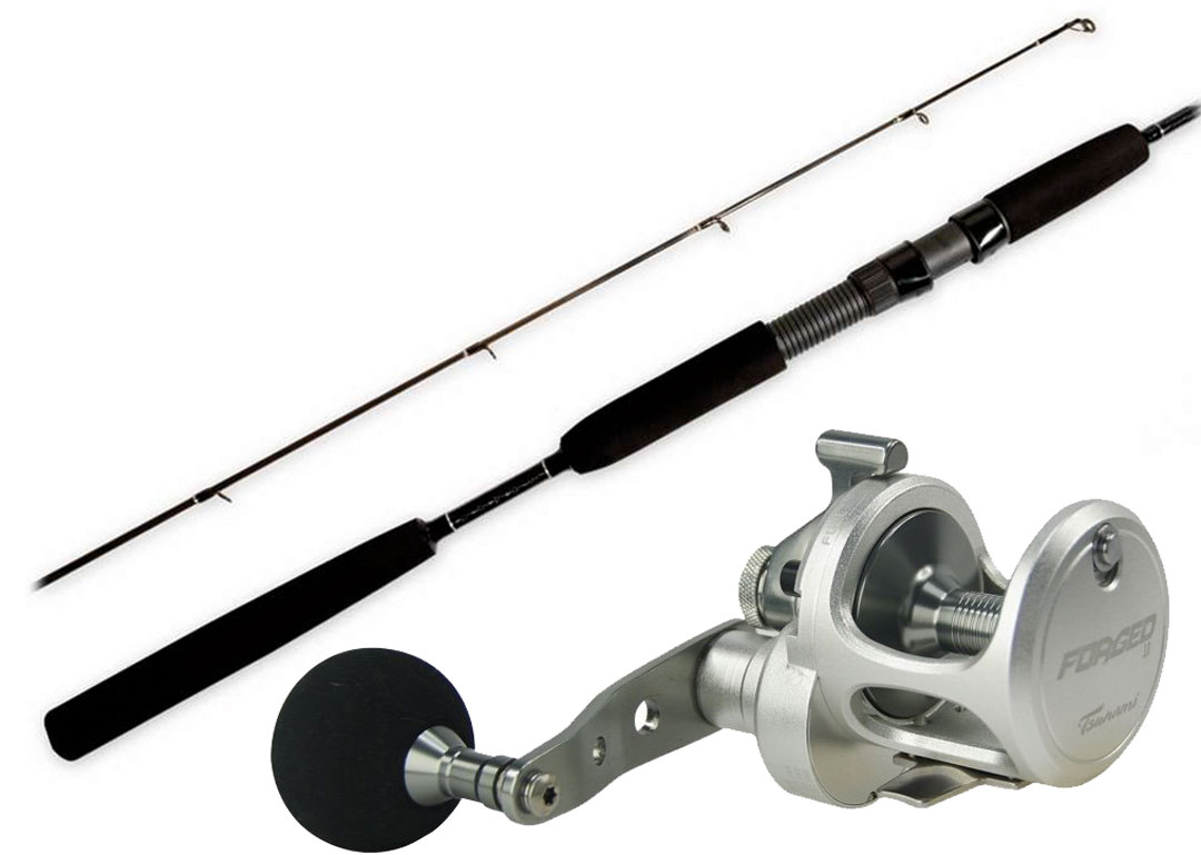 Tsunami Trophy Series Slow Pitch Rod and Tsunami Forged 10 Reel