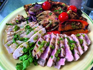 Tuscan Grilled Swordfish and Tuna