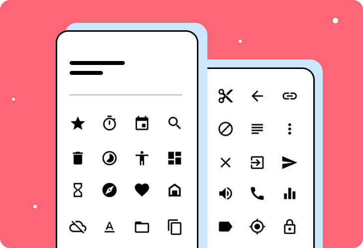 Android Icons UI Kit