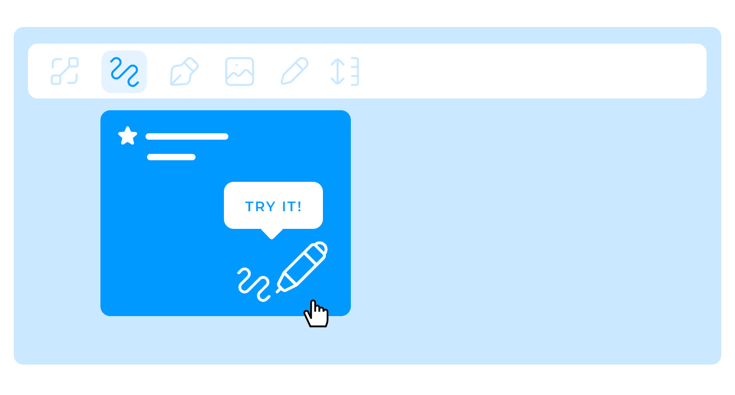 Interactive onboarding tooltip