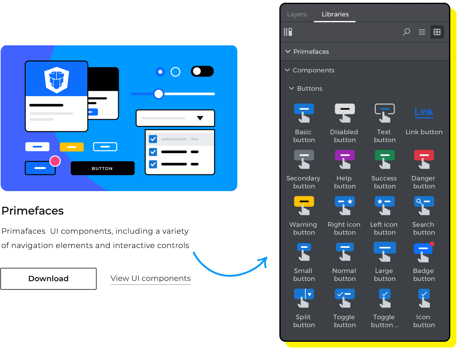 Primefaces UI components library download