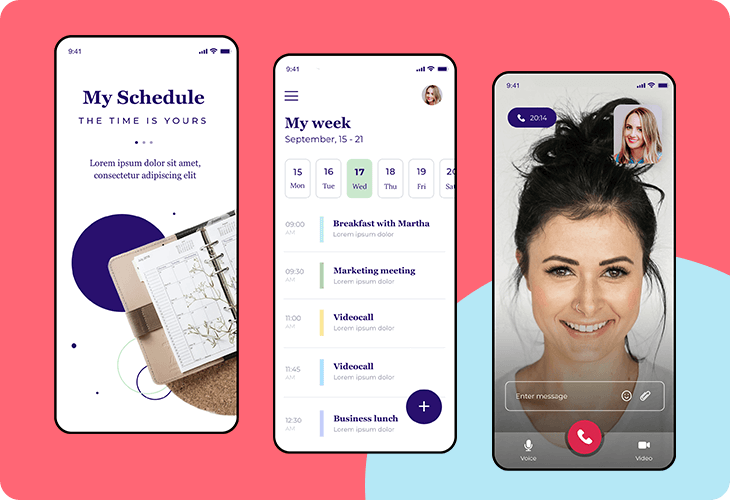 scheduling app template