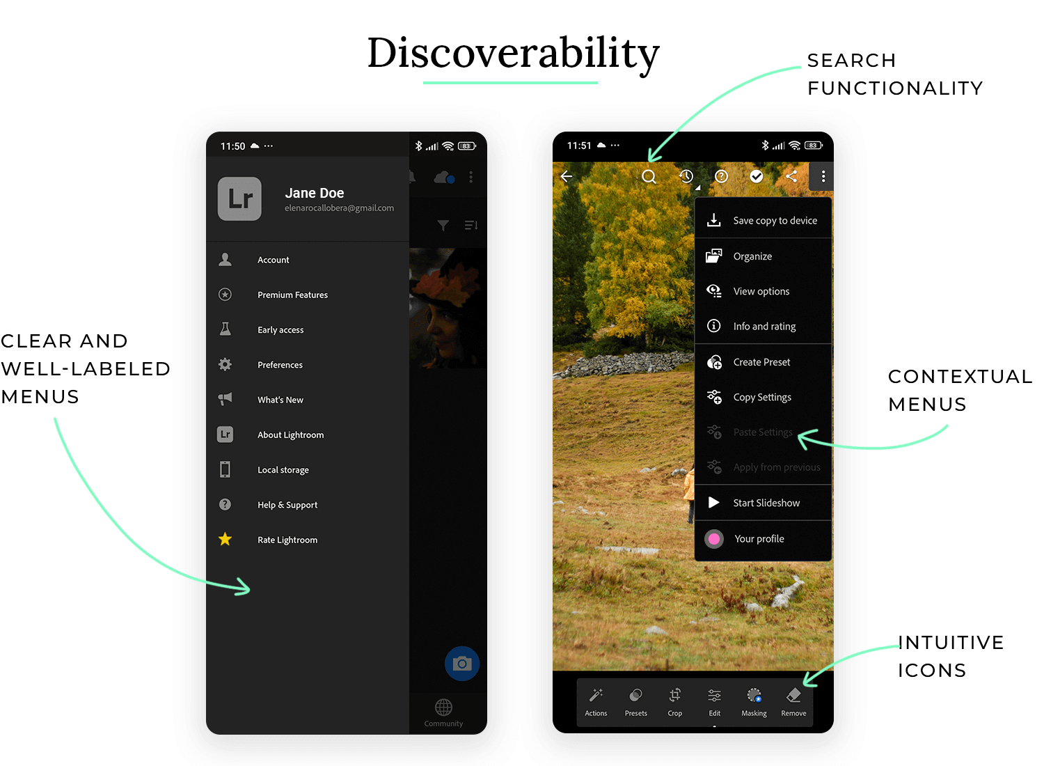 ui design principles discoverability